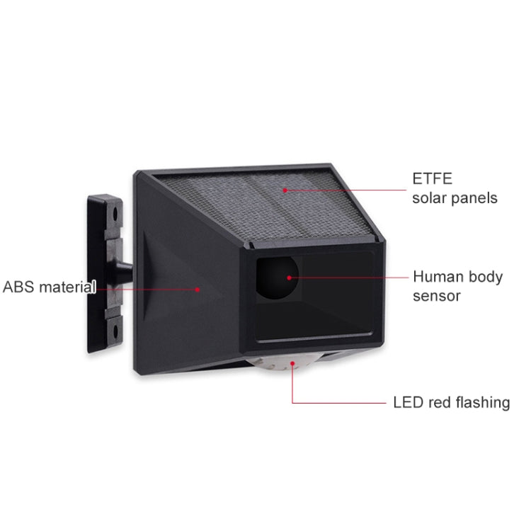N911F 129dB Wireless Remote Control Solar Human Body Induction Sound Light Alarm N911F 129dB Wireless Remote Control Solar Human Body Induction Sound Light Alarm